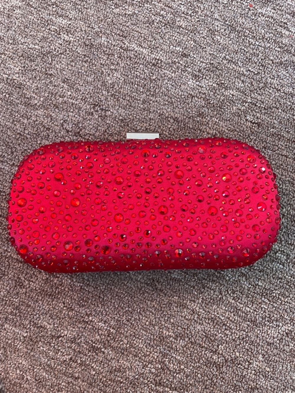 Trumps, Crystal Embellished Evening Clutch, Red, one size - Picture 10 of 10